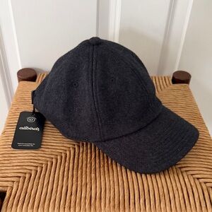 NWT allbirds natural black Wool Baseball Cap